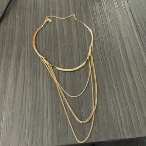 Stella & Dot gold necklace